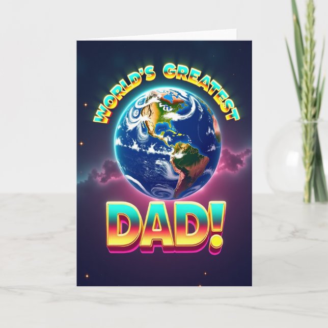 Meilleurs Papas de la Terre Carte (Devant)