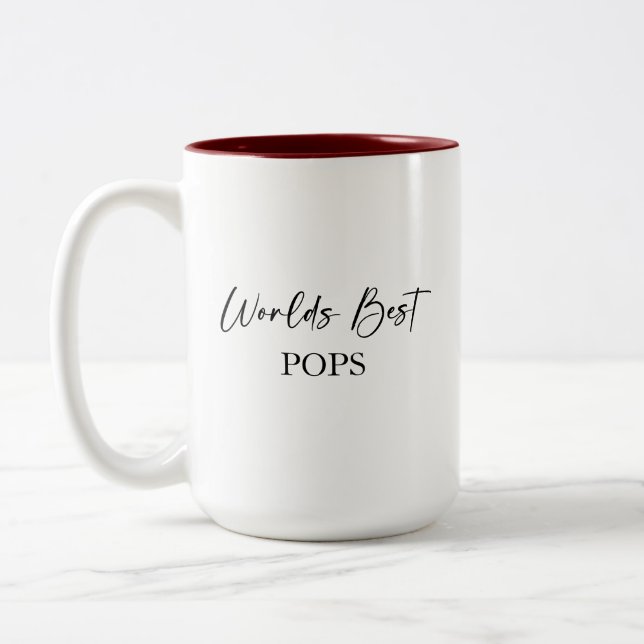 Meilleurs pops du monde et Mug personnalisée la pl (Gauche)