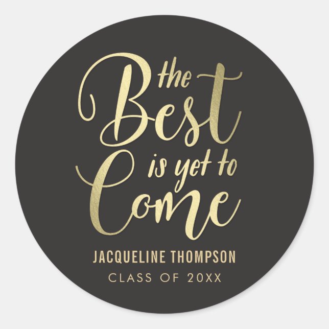 Meilleurs Stickers de graduation de couleur à évol (Devant)