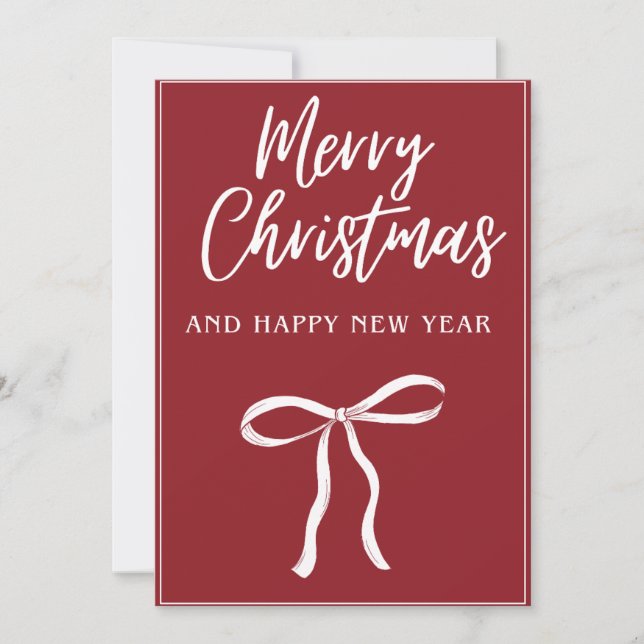 Meilleurs voeux Carte de Noël (Devant)