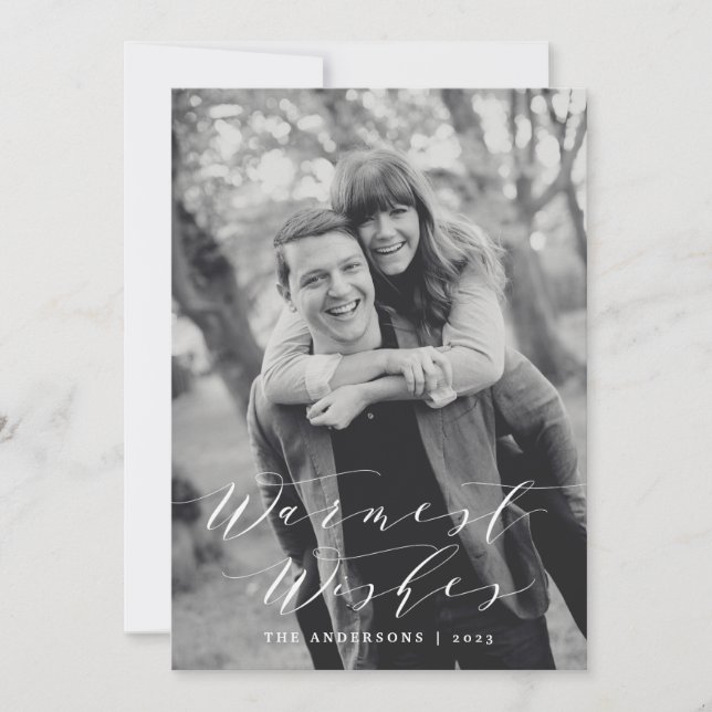 Meilleurs Vœux | Carte de vœux de fin d'année (Devant)