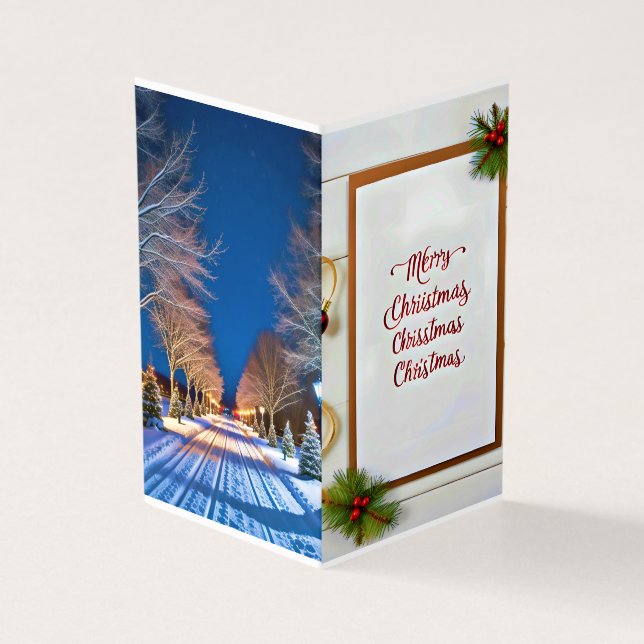 Meilleurs voeux de fête et de nouvelle année pour  (Outside)