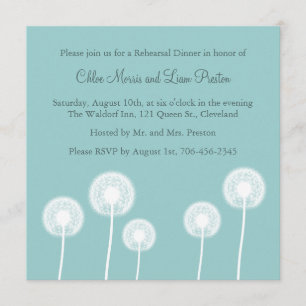 Meilleurs voeux ! Invitation du dîner de répétitio