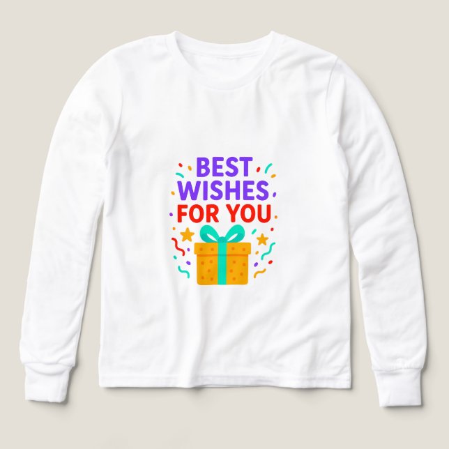 Meilleurs voeux pour vous - Boîte cadeau colorée (Motif recto)