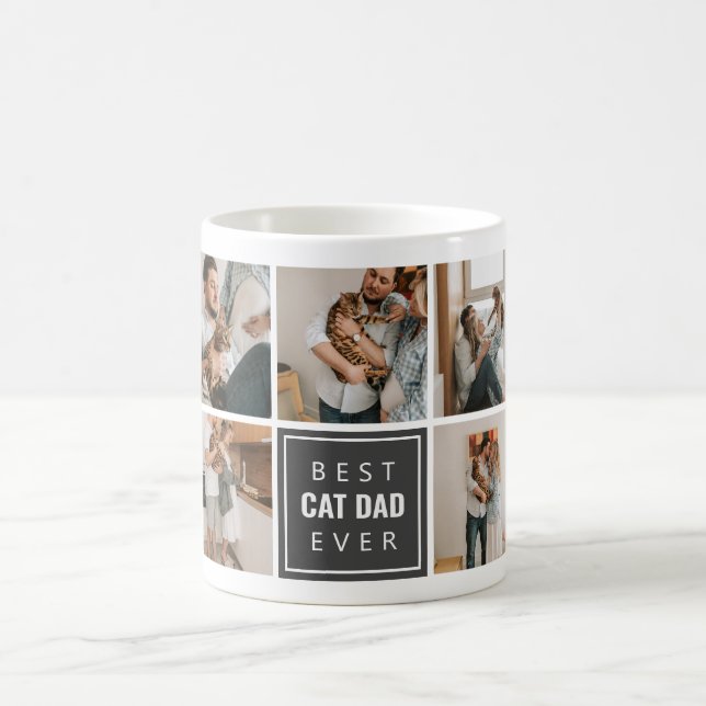 Meilleuse tasse à café pour papa de chat (Centre)