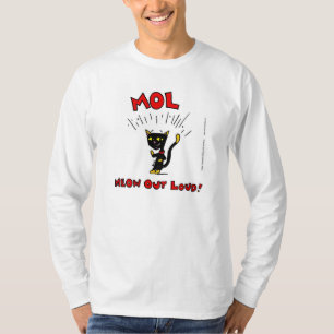Mel MOL : MEOW OUD ! T-shirt à manches longues pou