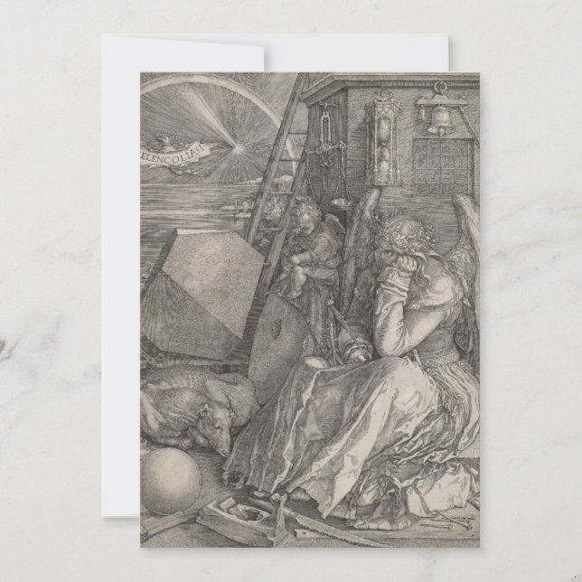 Melancholia I, Engraving par Albrecht Durer (Devant)