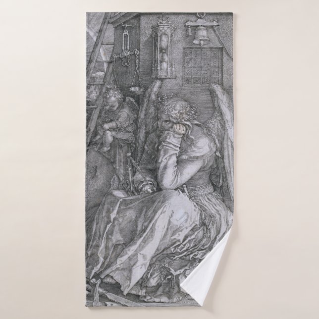 Mélancolie, Albrecht Durer (Serviette de bain)