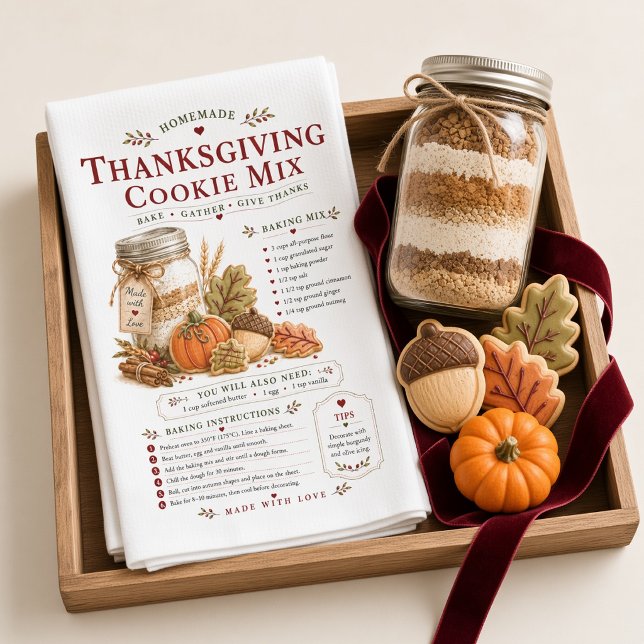 Mélange à biscuits de Thanksgiving Recette Torchon (Créateur téléchargé)