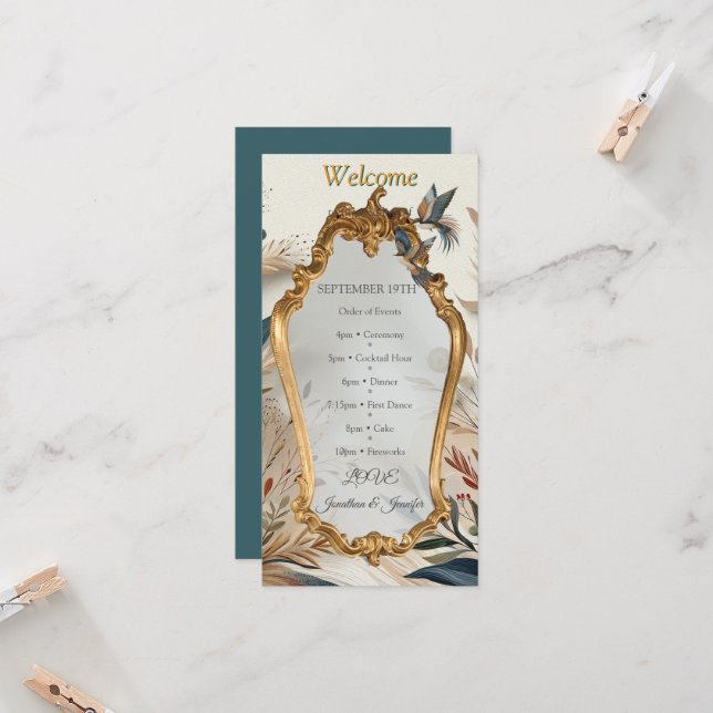 Mélange bohème de couleurs et de fleurs (Devant/Arrière en situation)