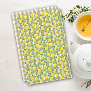 Mélange citron jaune Buffalo tressé