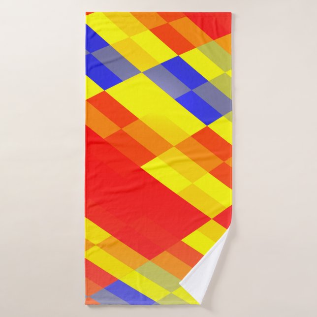 Mélange coloré abstrait arrière - plan desingabstr (Serviette de bain)