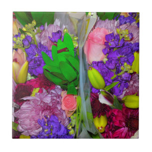 Mélange de fleurs 9 carreaux