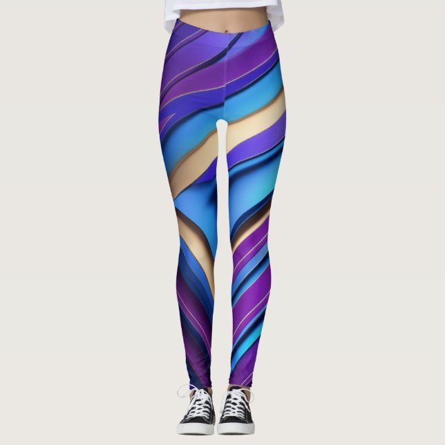 Mélange de légendes de couleur leggings femmes en  (Devant)