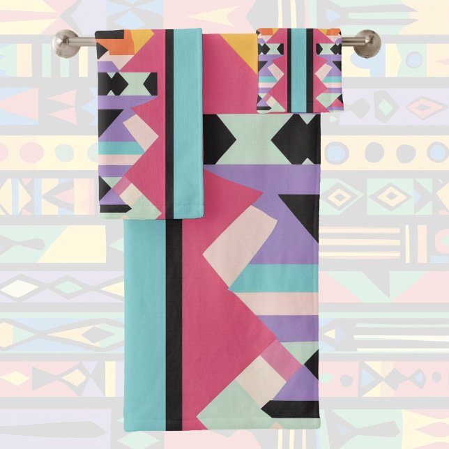 Mélange de Motifs rose et bleu (Créateur téléchargé)