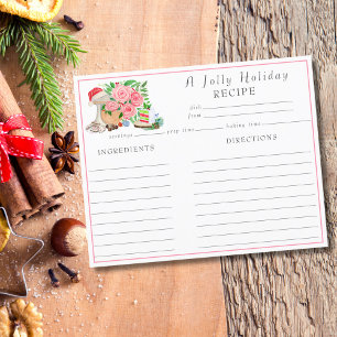 Mélange de Noël à l'aquarelle avec desserts de fêt