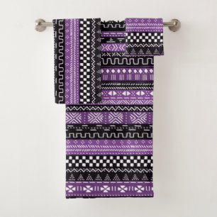 Mélange de tissu de boue moderne violet