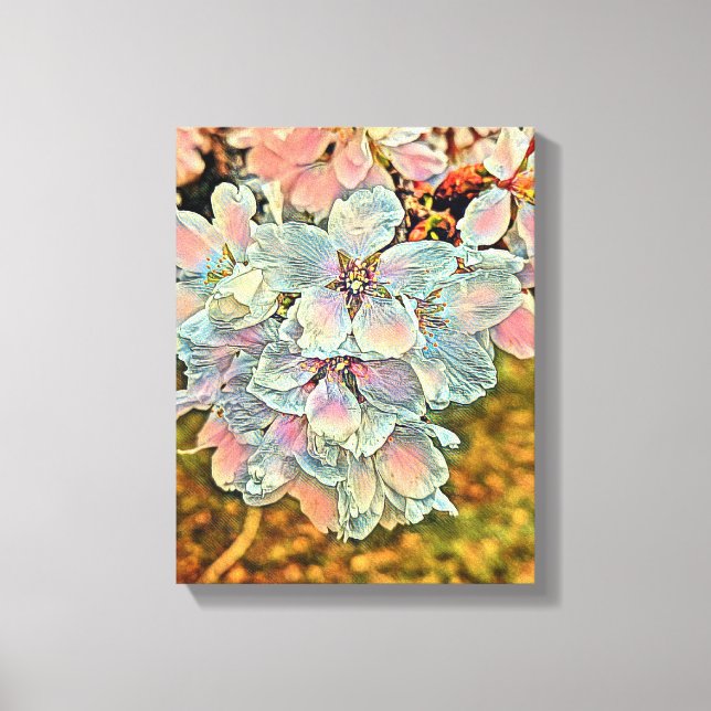 Mélange d'oeuvres murales en toile de média (Recto)