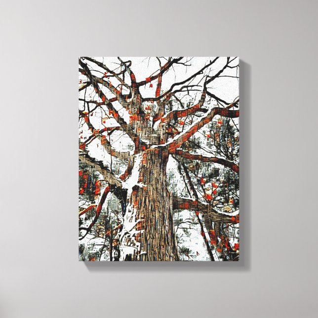 Mélange d'oeuvres murales en toile de média (Recto)