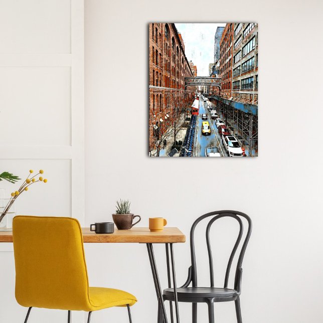 Mélange d'oeuvres murales en toile de média (Créateur téléchargé)