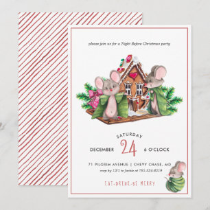 Mélange Noël Fête Invitation