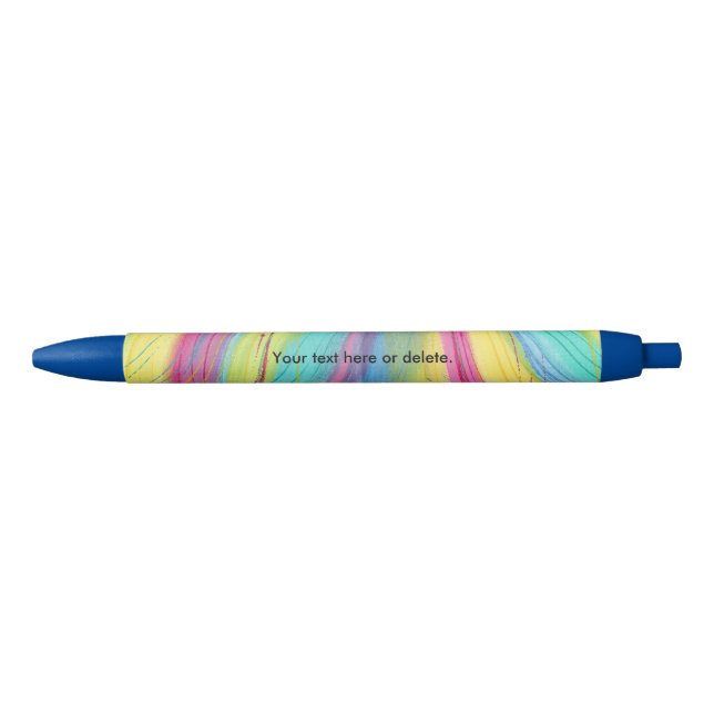 Mélanges abstraits colorés pastels vos stylos text (Devant)