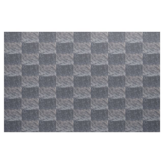 Mélanges Abstraits tissu en damier gris noir (Fat Quarter)