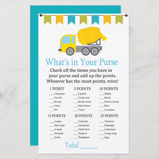 Mélangeur de béton Ce qui est dans votre jeu de sa (Devant / Derrière)