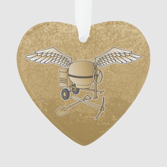 Mélangeur en béton beige (devant)