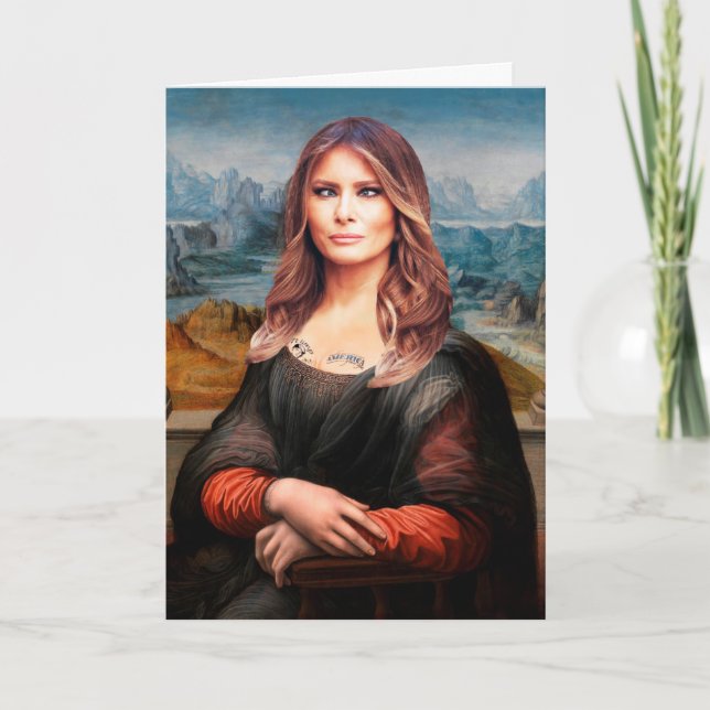 Melania Apathétique Carte de voeux d'anniversaire (Devant)