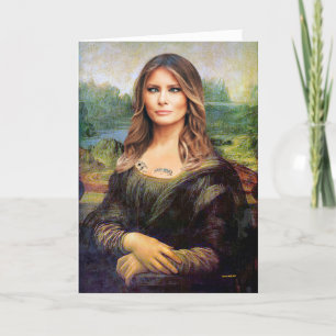 Melania Lisa Carte d'anniversaire politiquement in