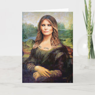 Melania Lisa Carte d'anniversaire politiquement in