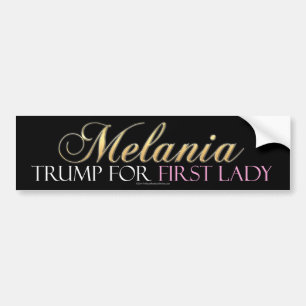 Melania Trump pour la première dame Bumper Sticker