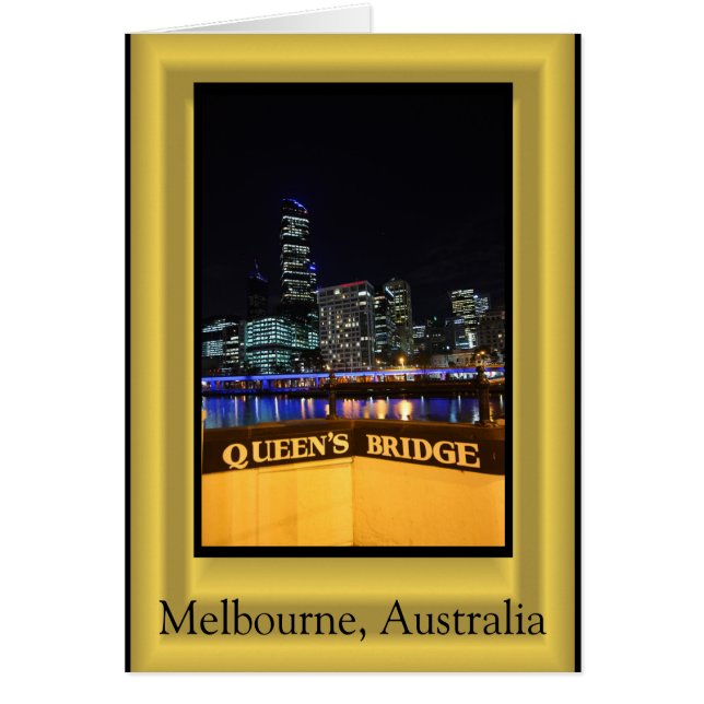Melbourne Australie CBD Night Lights (Devant)
