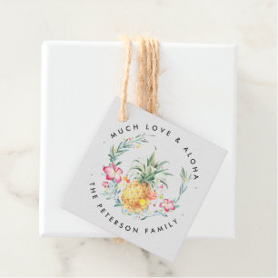 Mele Kalikimaka Étiquettes cadeaux de vacances