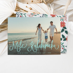 Mele Kalikimaka Hawaiian Holiday Carte photo