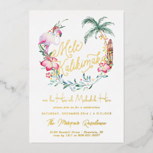 Mele Kalikimaka   Invitation de Noël de l'île