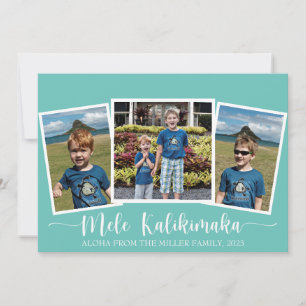 Mele Kalikimaka Joyeuse carte de Noël