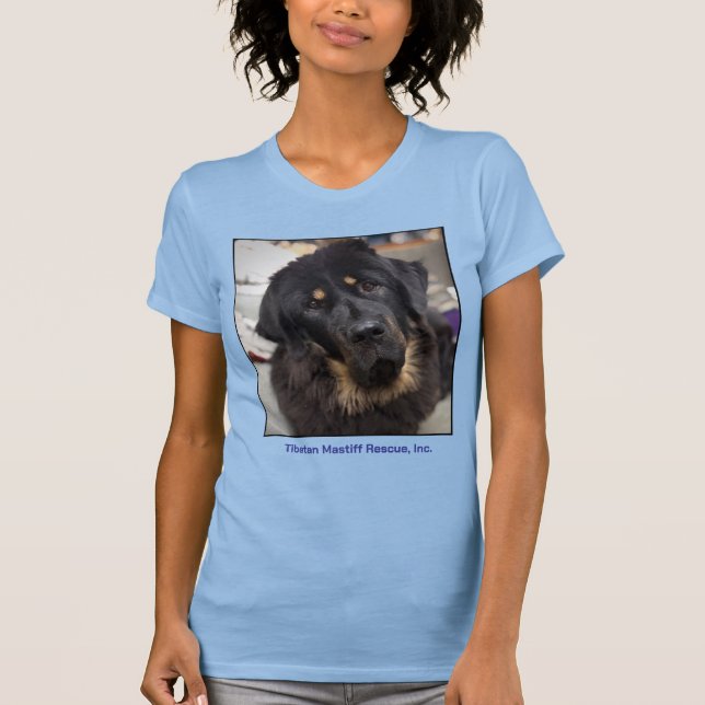 Melissa Tibetan Mastiff Tête abattue T-shirt (Devant)