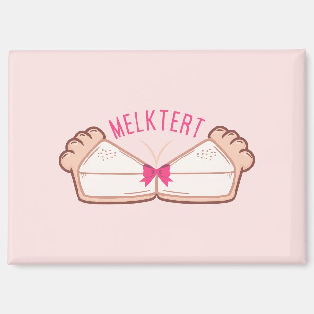MELKTERT Afrikaanse Boeremeisie Magnet (Recto)