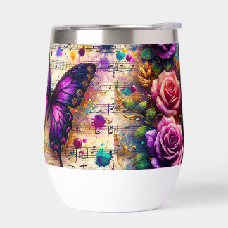 Mélodie musicale & Bouteille d'eau papillon