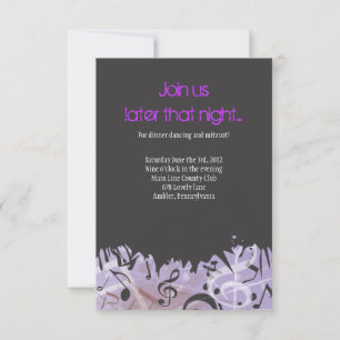 MELODY de la carte de Bat mitzvah du TORAH Bar