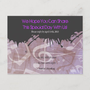 MELODY de la TORAH Bar Bat mitzvah Carte de répons