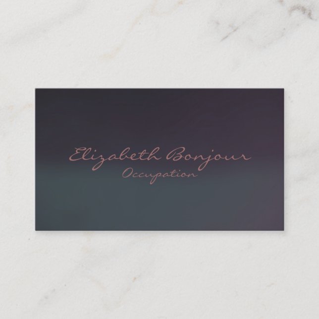 Melting Dreams ~ Carte de visite (Devant)