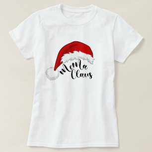 Mema Claus Noël Père Noël T-Shirt