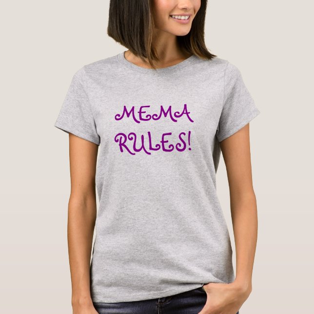 "Mema ordonne" le T-shirt (Devant)