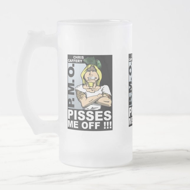 M'Embrasse De La Mug De Verre Gelée De 16 Tonnes (Gauche)