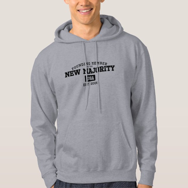 Membre de la nouvelle majorité - sweat - shirt à (Devant)