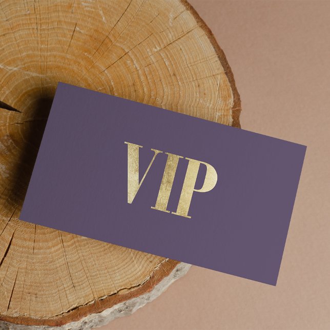 Membre du club de la carte VIP luxueuse en or viol (Luxury dusty purple gold VIP card club member)