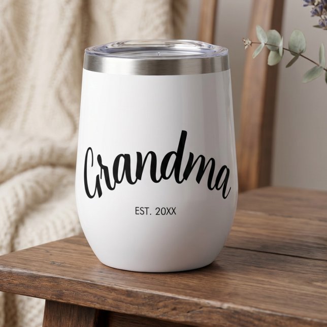 Mémé a établi une coutume année blanche chic (Créateur téléchargé)